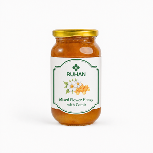 Mixed Flower Honey with Comb 500g